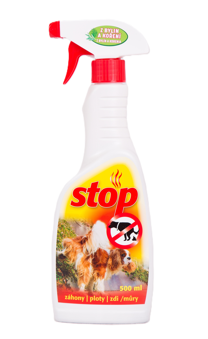 STOP PSŮM - pachový odpuzovač psů 500 ml.
