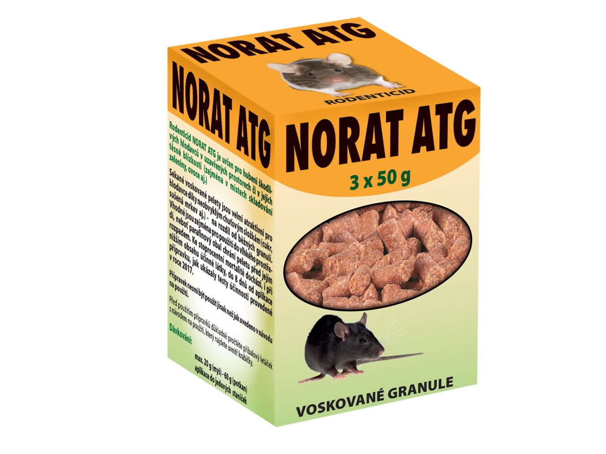 Norat ATG - granule - jed na myši a potkany