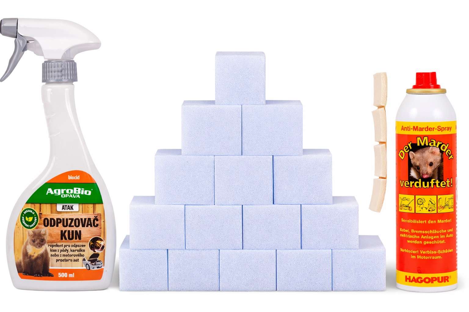 Velká sada Hagopur-Atak na odpuzování kun pro rodinné domy