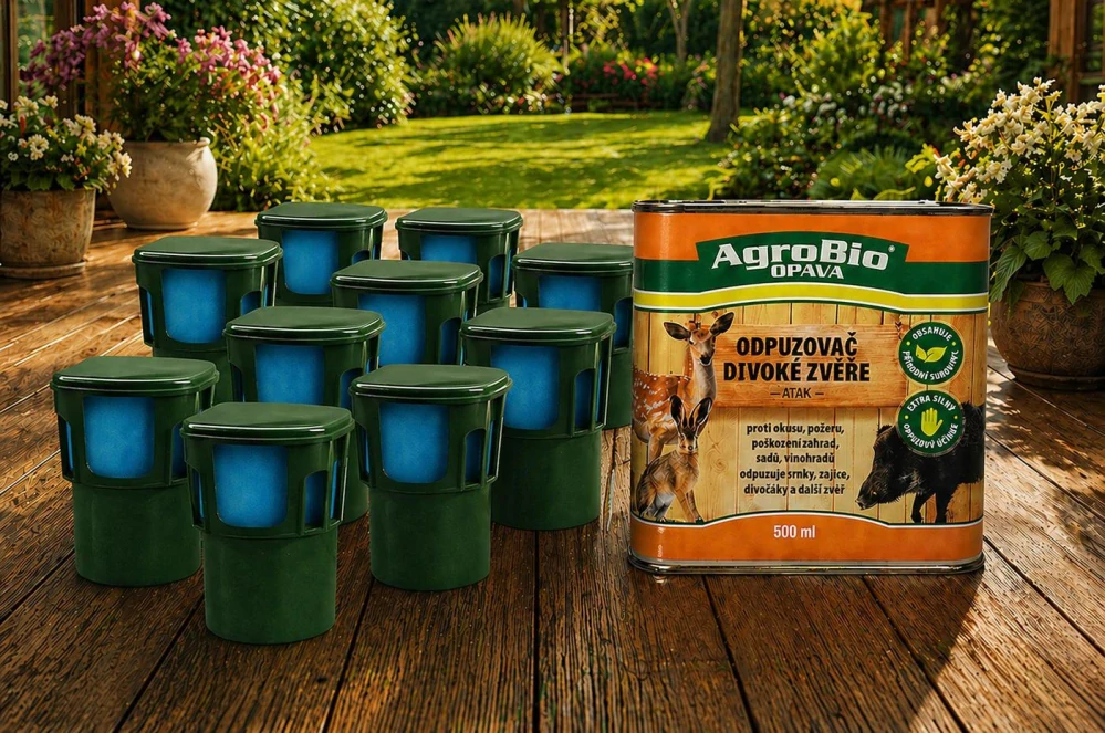 Profi sada proti zvěři – pachový koncentrát + 10 nosičů