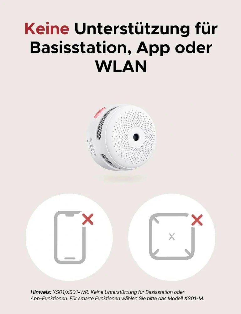 SMART detektor kouře X-Sense XS01-W s WiFi